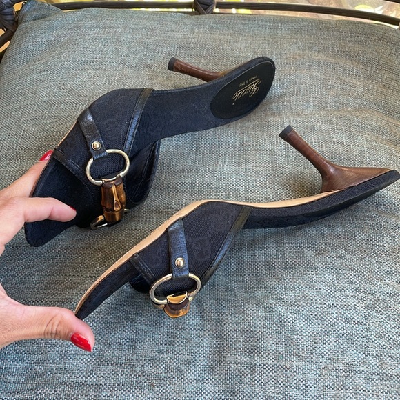 Gucci black bamboo heels - Picture 7 of 16
